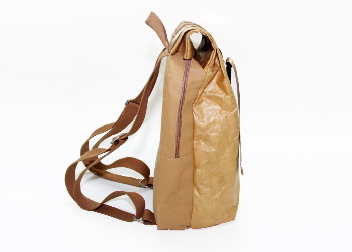 Multi function waterproof washable paper bags backpack tyvek kraft