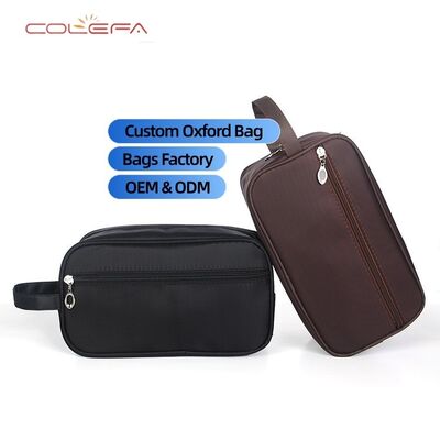 Customized Premium Makeup Bag Outdoor Large Capacity Storage Tote Oxford Made Portable Travel & Daily Men's Toiletry Bag