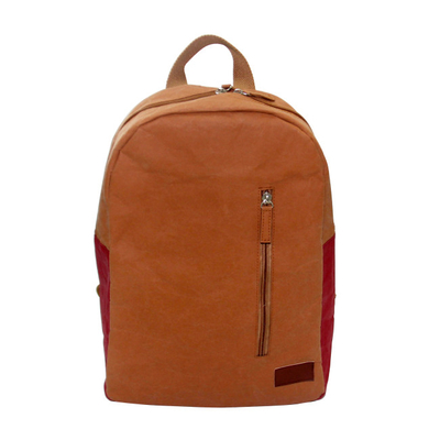China New Style Washable Paper Backpack Environmental Load Reduction Student Backpack factory