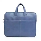Male Female Leather Tablet Briefcase 12.5 / 11.6 / 15.6 Inch PU Laptop Sleeve Bag