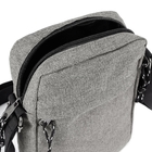 Black Grey Messenger Crossbody Bag Polyester Canvas Crossbody Shoulder Side Bags For Men