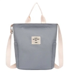 Full Color Custom Summer Canvas Crossbody Messenger Bag With Grommet Handle