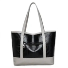 Wholesale OEM new model oversize green black leather big bag luxury female tote women ladies fashion handbags