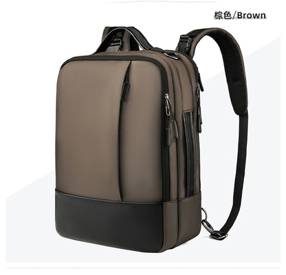 Large capacity travel mochilas crossbody notebook backpack unisex waterproof 15.6'' convertable laptop bag