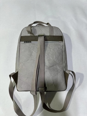 Biodegradable Golden Silver Reusable Washable Kraft Paper Backpack