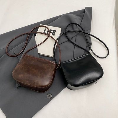 Trendy Small Bags for Women 2025 New Arrivals Fashionable Versatile Shoulder Crossbody Bag Vintage Bucket Bag Phone Pouch