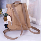 Nature color washable waterproof untearable paper foldable light outdoor backpack