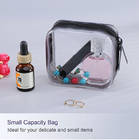 Women PVC Transparent Makeup Cosmetic Bag Pantone Clear Toiletry Bag