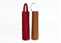 Washable Kraft Paper Wine Bottle Bags Eco Friendly Recycled Design