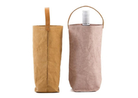Washable Kraft Paper Wine Bottle Bags Eco Friendly Recycled Design