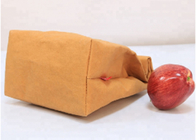 Fashion Design Reusable 0.55 Washable Kraft Paper Cooler Lunch Bags Reusable Snack And Sandwich Bags