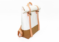 Customized Washable Kraft Paper Backpack Recycled Lightweight Leisure Style