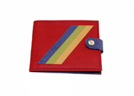 Attractive New Design Kraft Paper Wallet Eco - Friendly Washable With Button Closure