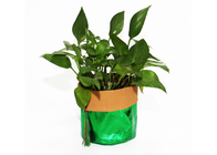 Light Reusable Flower Planter Pot Washble Kraft Paper Storage Bags Silk Screen Printing