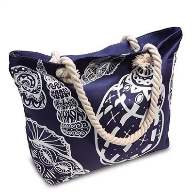 Washable Cotton Canvas Tote Bag Custom Large Capacity Recycled For Students