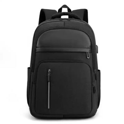 15.6'' 16" Travel USB Computer Custom Made Waterproof Washable Men Backpack With USB Charging Port