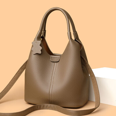 2026 French-Style Handbag Premium PU Leather Women's Small Handbag New Arrival Versatile Tote Soft Fashionable Waterproof Bags