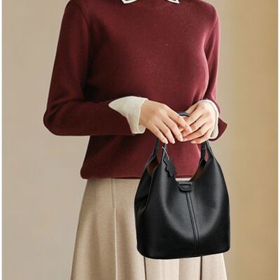 2026 French-Style Handbag Premium PU Leather Women's Small Handbag New Arrival Versatile Tote Soft Fashionable Waterproof Bags