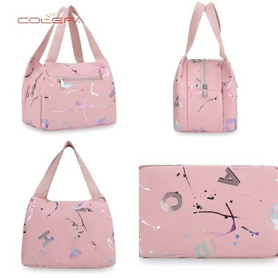 Women's Small Handbag Oxford Waterproof Lunch Bag Phone Case Mom's Grocery Bag Lightweight Trendy Special Printing with LOGO