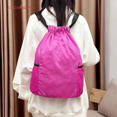 Oxford Made Soccer/Basketball Large Capacity Outdoor Drawstring Backpack for Sports Training & Fitness Factory Direct with LOGO