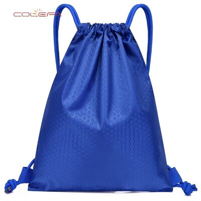 Colefa High Quality Outdoor Sports Waterproof Oxford Cloth Drawstring Backpack Basketball Storage Bag with Custom Printed Logo