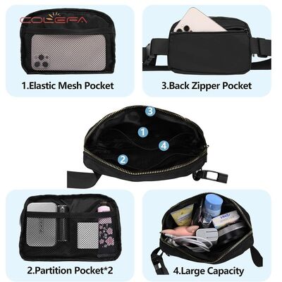 Customized Outdoor Sports Waist Bags Phone Pouch Nylon Running Fitness Bag Same Style Waist Bag Lightweight and Comfortable Belt