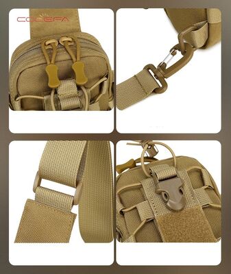 New Customized LOGO Oxford Outdoor Sports Water Bottle Pouch Crossbody Phone Chest Bag Shoulder Strap Small Cup Chect Bags