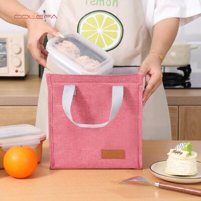 Thickened Aluminum Foil Lunch Bag Insulated Oxford Made Handheld Lunch Bags Carrier Waterproof Multi-Functional Commuting Bag