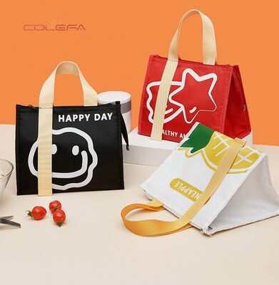 New Oxford Fashion Large Capacity Insulated Lunch Bag Student Minimalist Thickened Waterproof Triangle Insulated Lunch Bag