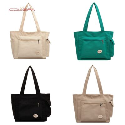 Oxford Fabric Tote Bag for Women Large Capacity Shoulder Bag Versatile Tote Students Handbag Carryall Crossbody Bag with LOGO