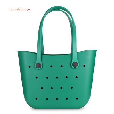 Colefa Hot-selling Multi-color Bag New Perforated EVA Tote Bag Foreign Bestseller In-Stock Handheld Beach Tote Bag Wholesales