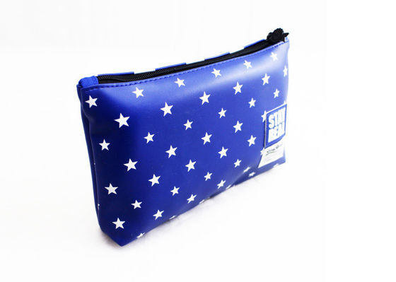 Personalized Wholesale zipper pouch cotton bag canvas makeup pencil pen case pouch bag