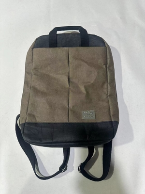 Biodegradable Golden Silver Reusable Washable Kraft Paper Backpack