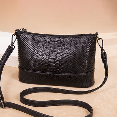 2025 New Women's Handbags Genuine PU Leather Small Square Camera Bag Top-Grain Lady's Shoulder Versatile Crossbody Bags