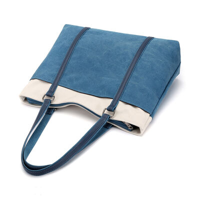 Custom Shoulder Tote Bag Spring New Arrival Japanese & Korean Style Casual Women's Fashion Solid Color Versatile Canvas Tote