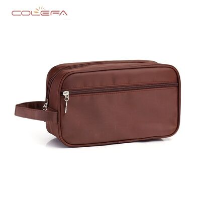 Customized Premium Makeup Bag Outdoor Large Capacity Storage Tote Oxford Made Portable Travel & Daily Men's Toiletry Bag