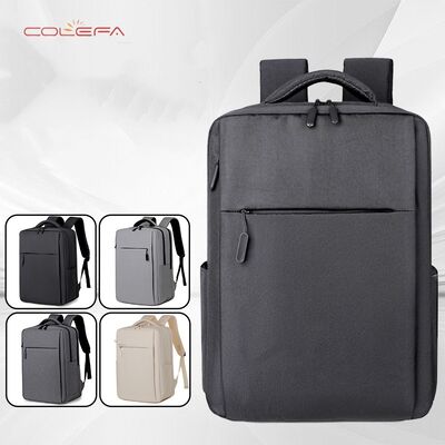 2026 Oxford Cloth Beige New Backpack Men's Premium Business Laptop Bag Casual Minimalist Large Capacity Notebook Backpacks