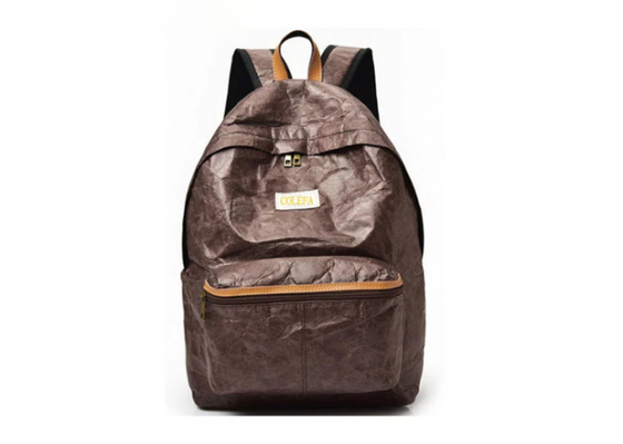 Customizable size internal frame waterproof foldable backpack for hiking reusable tyvek paper backpack