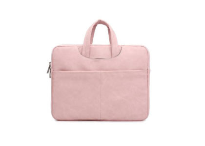 Women Fancy Laptop Carry Bag PU Leather Briefcase Shoulder Laptop Bag For Macbook
